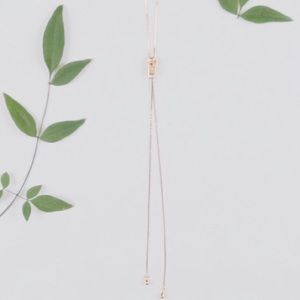 Gold Zipper Necklace